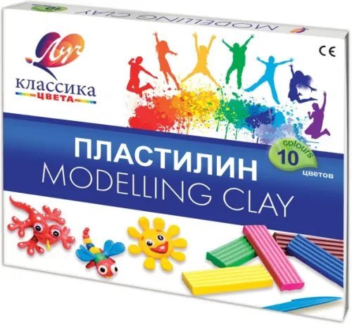 Пластилин "Классика", 10 цветов Пластилин "Классика", 10 цветов