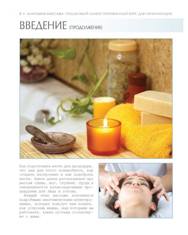 Анатомия массажа. Пошаговый иллюстрированный курс для начинающих