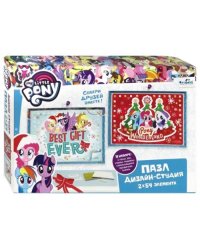 Дизайн студия. My Little Pony. Зима. Лучший подарок, 2x54 элемента