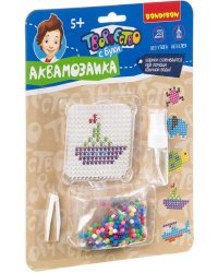 Аквамозаика, синий набор, 5 фигур