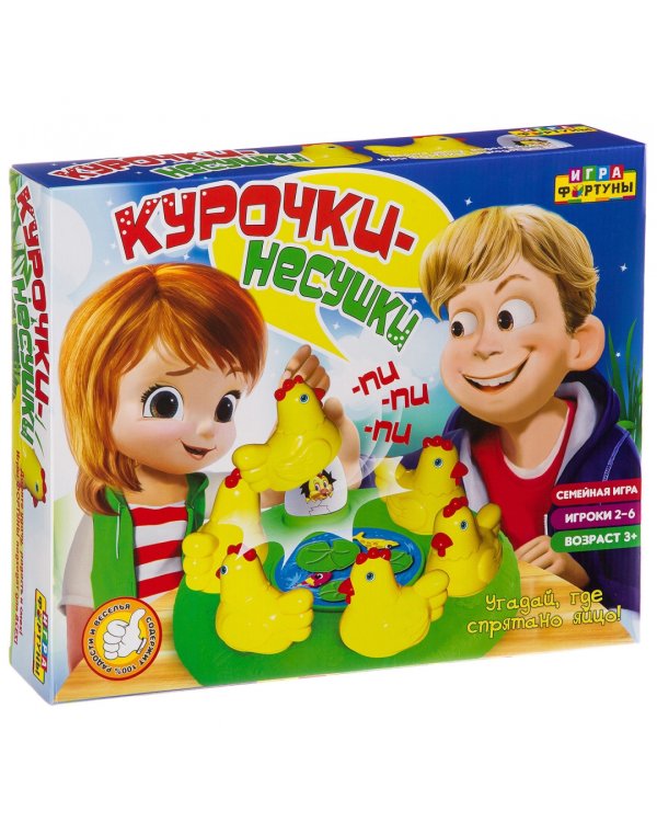 Настольная семейная игра. Курочки-несушки