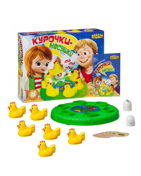 Настольная семейная игра. Курочки-несушки