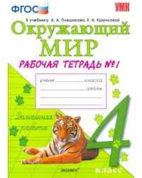 Окружающий мир. 4 класс. Рабочая тетрадь к учебнику А.А. Плешакова. В 2-х частях. ФГОС. Часть 1
