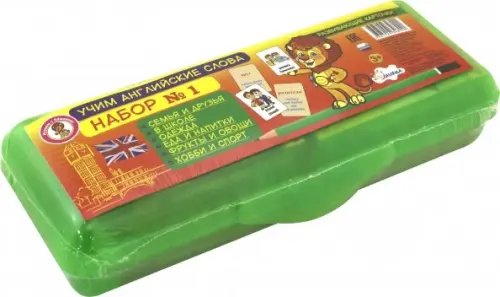 Развивающие карточки "Учим английские слова". Набор №1 Развивающие карточки "Учим английские слова". Набор №1