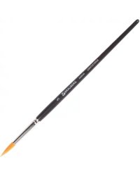 Кисть художественная профессиональная "Brauberg Art", синтетика жесткая, круглая, №5, короткая ручка