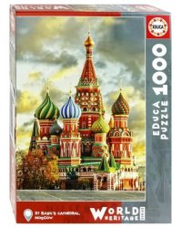 Пазл. Храм Василия Блаженного. Москва, 1000 деталей