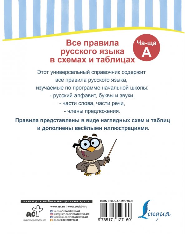 Все правила русского языка в схемах и таблицах