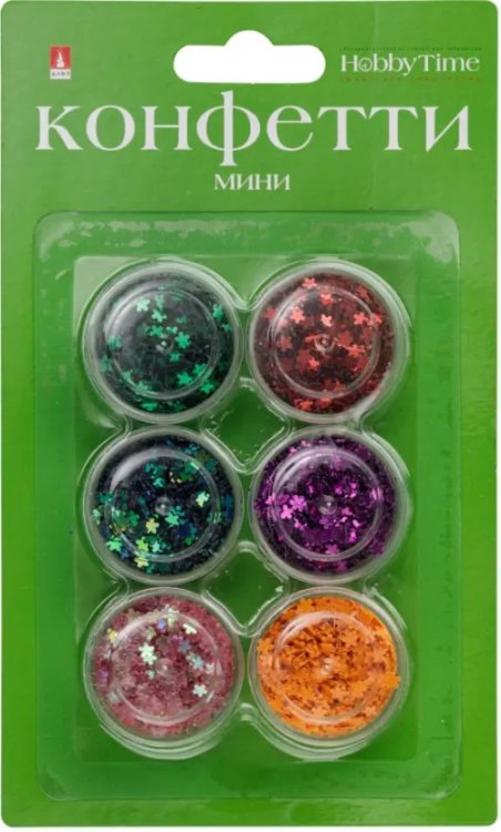 Конфетти мини для декора "Цветочки", 3 мм, 6 цветов Конфетти мини для декора "Цветочки", 3 мм, 6 цветов