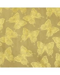 Бумага крафт "Золотые бабочки", 70x100 см