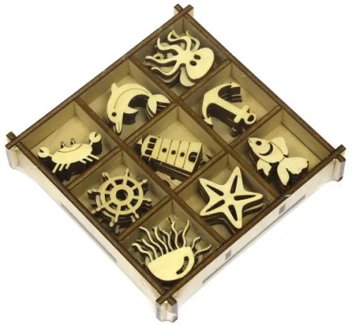 Набор украшений для декора Морской, малый Набор украшений для декора Морской, малый