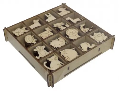 Набор украшений "Зверята", 13,5х13,5 см Набор украшений "Зверята", 13,5х13,5 см