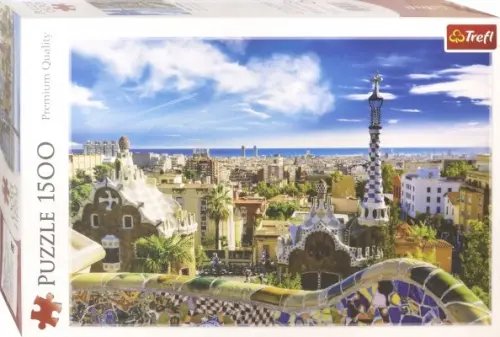 Пазл. Парк Гюэль. Барселона, 1500 элементов