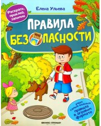 Правила безопасности. Книжка с наклейками