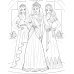 Маленький художник Раскраска "Маленький художник. Модные девочки", А4, 8 листов
