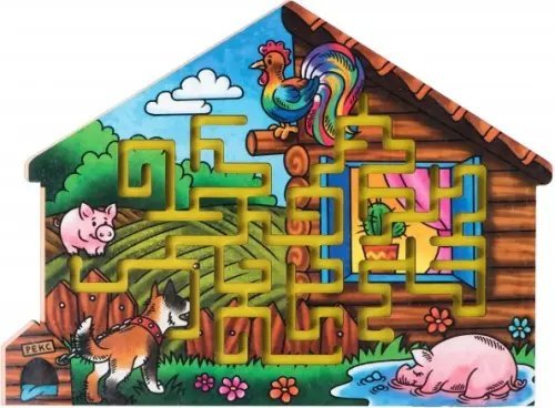Лабиринт большой. Домик Лабиринт большой. Домик