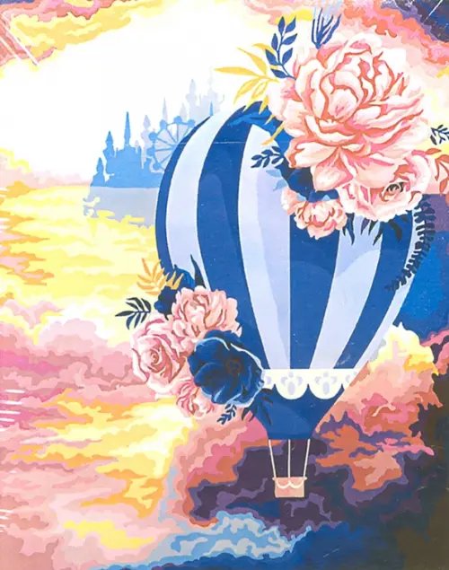 Набор для рисования по номерам. по дереву. Воздушный шар Набор для рисования по номерам. по дереву. Воздушный шар