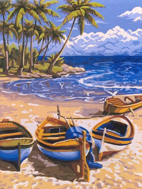 Набор для рисования по номерам. Пристань Набор для рисования по номерам. Пристань