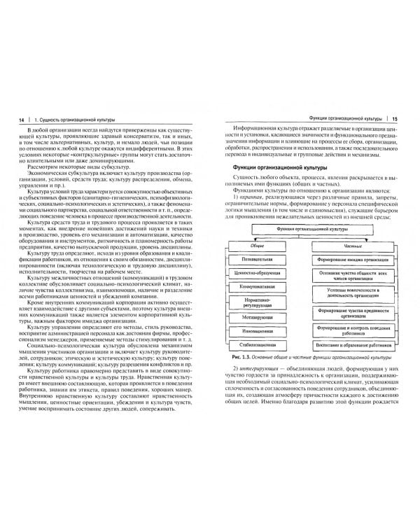 Управление организационной культурой. Краткий конспект