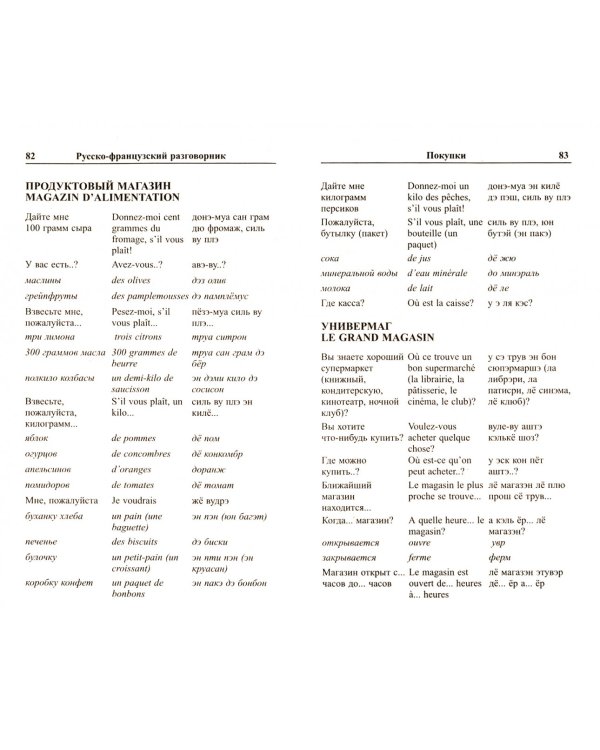 Современный русско-французский разговорник