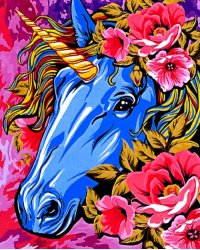 Набор для рисования по номерам. Сказочный единорог