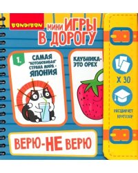 Компактные развивающие игры в дорогу. Верю - не верю