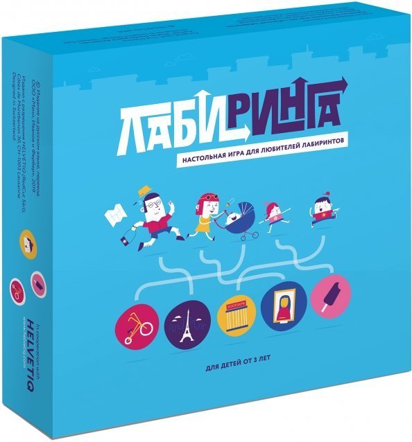 Настольная игра для любителей лабиринтов. Лабиринга