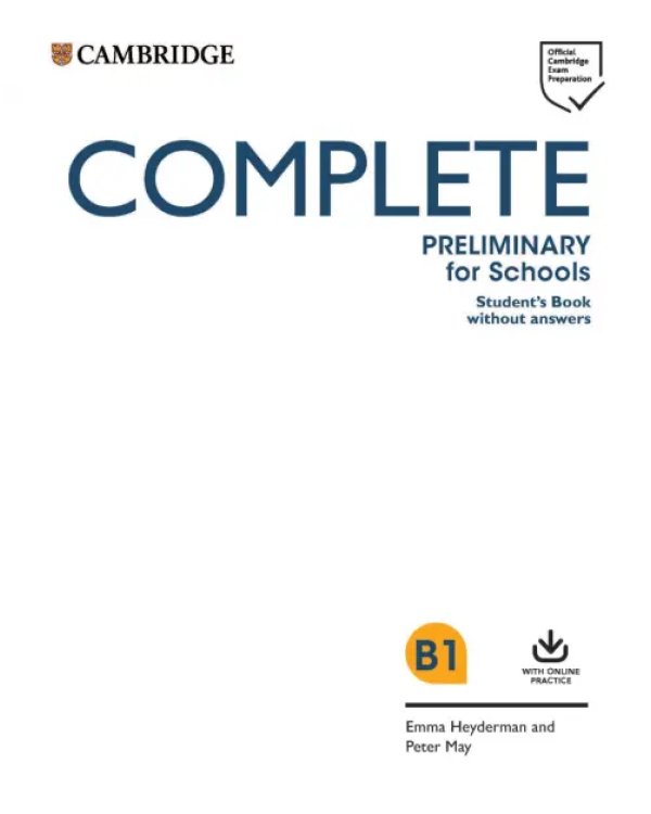 Дополнительное изображение книги «Complete Preliminary for Schools. Student's Book without Answers with Online Practice»
