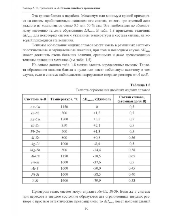Основы литейного производства. Учебник