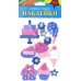 Наклейки 3D из мягкого пластика, "Праздничное ассорти"