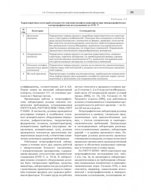 Лабораторные петрографические исследования с применением методов онтогенического анализа