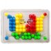 Мозаика для малышей, 6 карточек, 100 фишек