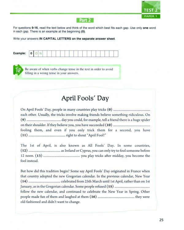 FCE Practice Exam Papers 2. For the Cambridge English First FCE / FCE (fs) Examination (REVISED)