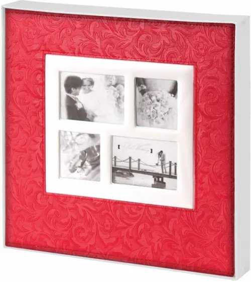 Фотоальбом BRAUBERG, 20 листов, под кожу, коралловый (391129) Фотоальбом BRAUBERG, 20 листов, под кожу, коралловый (391129)