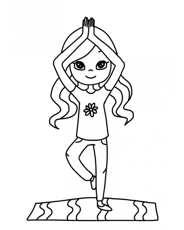 Раскраска А4. Для девочек