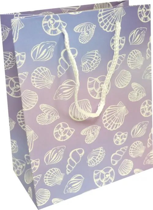 Пакет подарочный "Интересные ракушки", 18х23х10 см Пакет подарочный "Интересные ракушки", 18х23х10 см