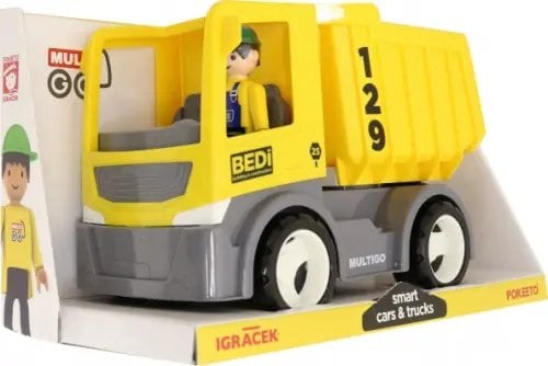 Строительный грузовик-самосвал с водителем Строительный грузовик-самосвал с водителем