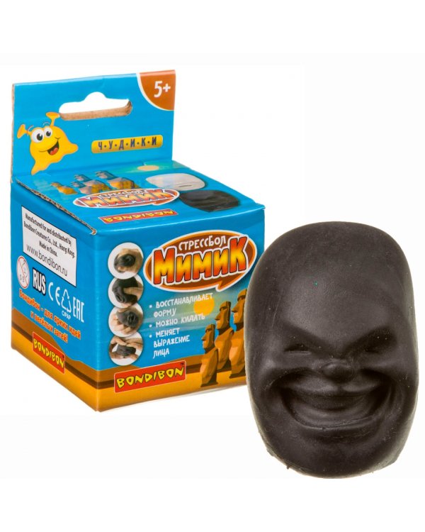 Стрессбол. Чудики. Мимик, черный