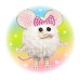 Фигурка из пряжи. Маленькая мышка
