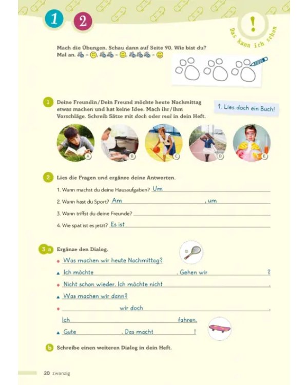Paul, Lisa &amp; Co A 1.2. Arbeitsbuch. Deutsch fur Kinder