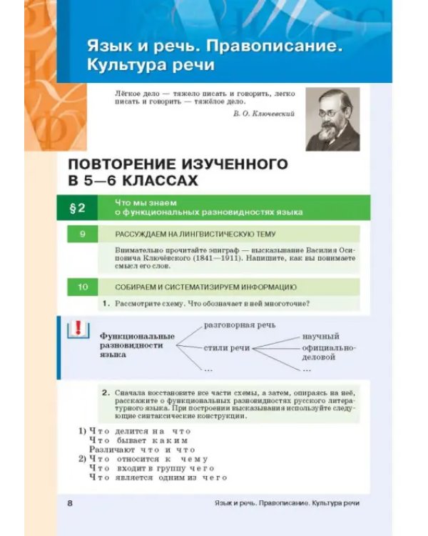Русский язык. 7 класс. Учебник. ФГОС