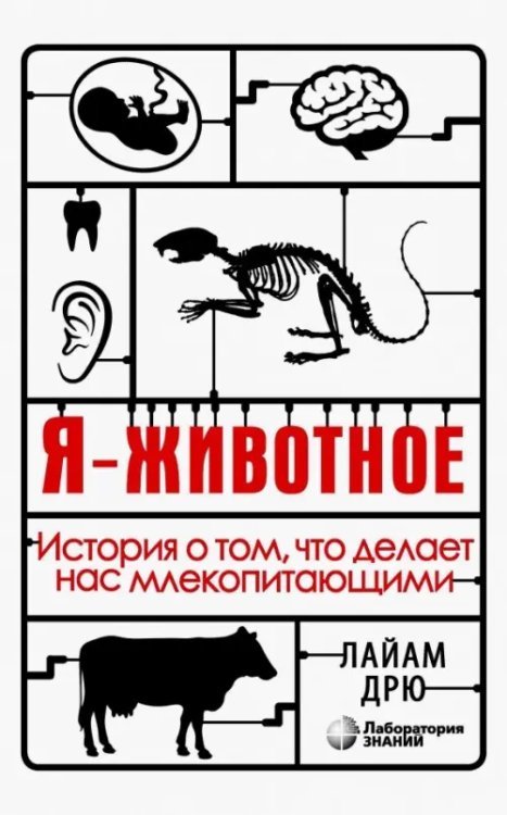 Обложка книги «Я - животное. История о том, что делает нас млекопитающими» — Дрю Лайам, ISBN 9785001012337