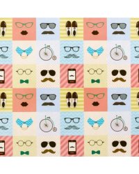 Бумага упаковочная "Настоящий денди", 70x100 см