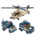 Конструктор. Военный Десант. Вертолет. Машина, 146 деталей