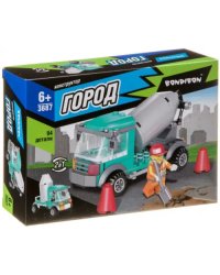 Конструктор. Город. Бетономешалка, 94 детали