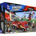 Конструктор. Пожарная служба. Вертолет. Машина, 175 деталей