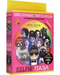 Пазл + 4 магнита. Pets Rock. Selfie, 77 элементов