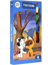 Пластилин &quot;Котенок по имени Гав&quot;, 6 цветов, арт. СМФ 12072