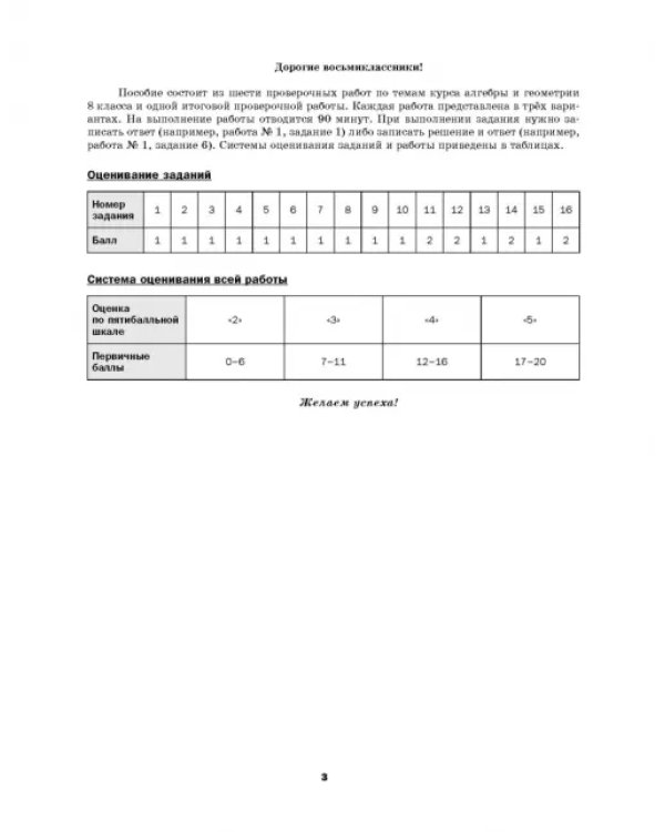 Математика. 8 класс. Всероссийские проверочные работы