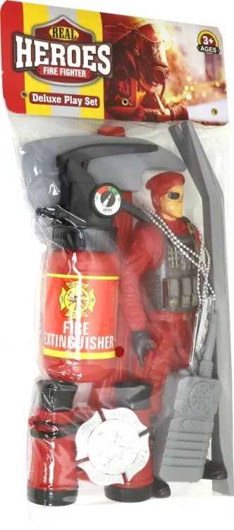 Набор пожарного c фигуркой и аксессуарами Набор пожарного c фигуркой и аксессуарами