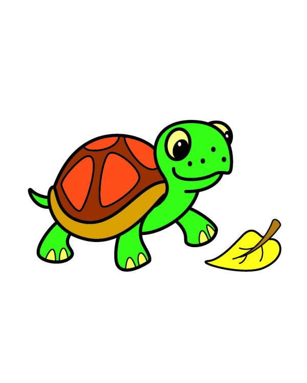 Домашние животные. Раскрась по образцу